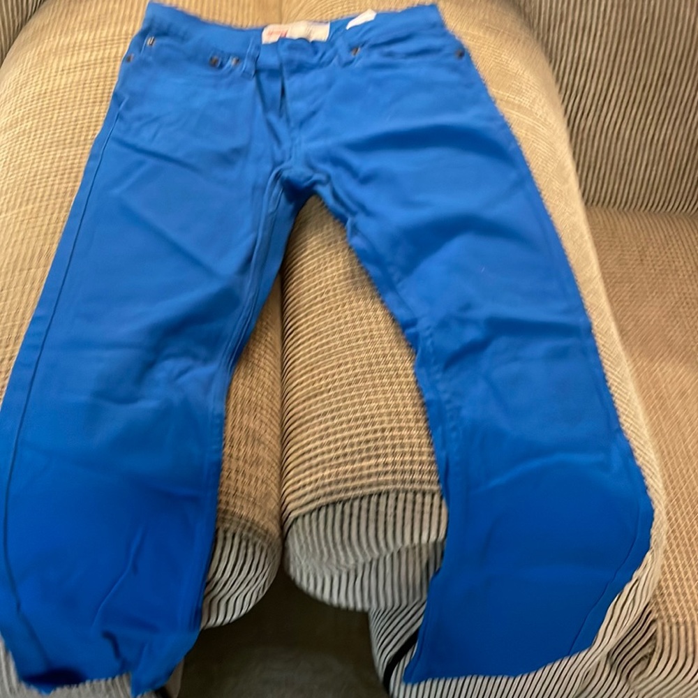 Blue Levi’s jeans